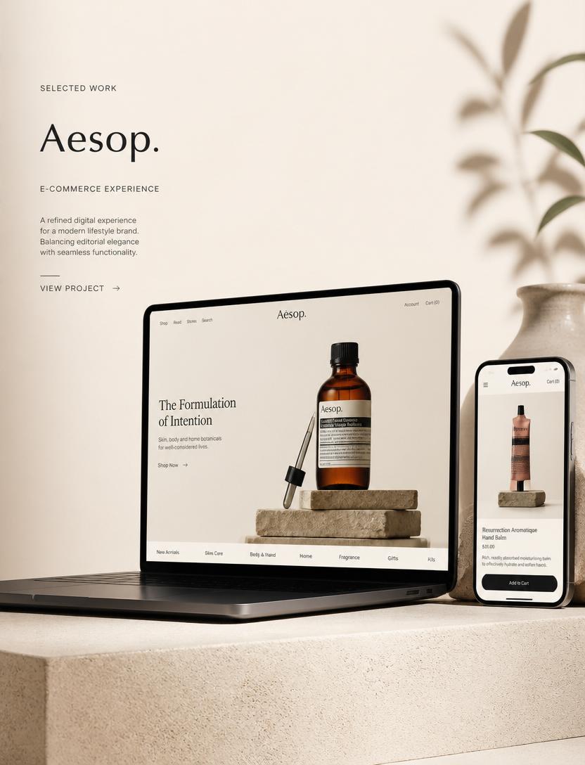 Aesop — E-commerce Experience