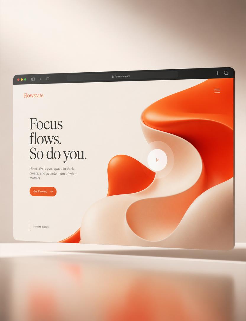 Flowstate — Product Landing Page